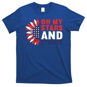 Oh My Stars And Stripes Usa Patriotic American 4th Of July Gift T-Shirt