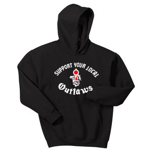 Outlaw Mc Support Kids Hoodie