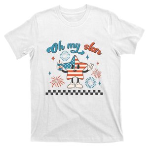 Oh My Stars 4th Of July Independence Memorial Day Patriotic Gift T-Shirt