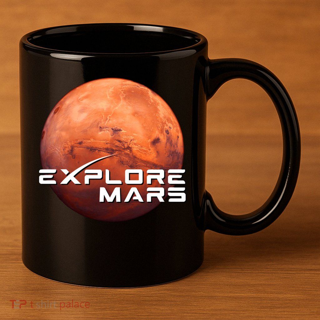 Occupy Mars Space X Exploration Space 11oz C Handle Ceramic Mug