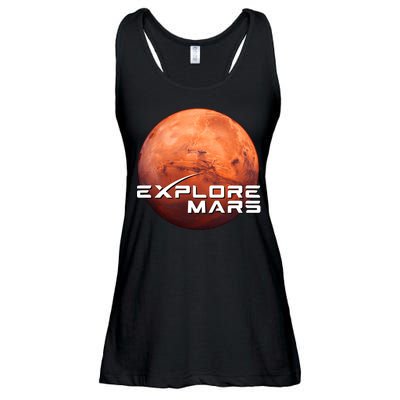 Occupy Mars Space X Exploration Space Ladies Essential Flowy Tank