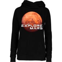 Occupy Mars Space X Exploration Space Womens Funnel Neck Pullover Hood