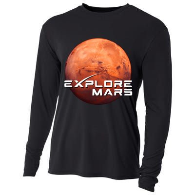 Occupy Mars Space X Exploration Space Cooling Performance Long Sleeve Crew
