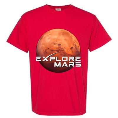 Occupy Mars Space X Exploration Space Garment-Dyed Heavyweight T-Shirt