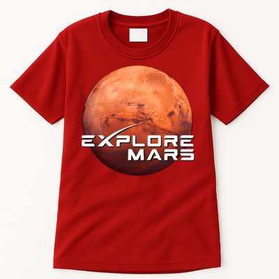 Occupy Mars Space X Exploration Space Tall T-Shirt