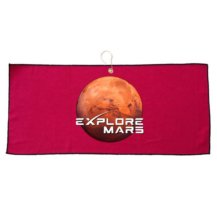 Occupy Mars Space X Exploration Space Large Microfiber Waffle Golf Towel