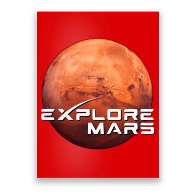 Occupy Mars Space X Exploration Space Poster