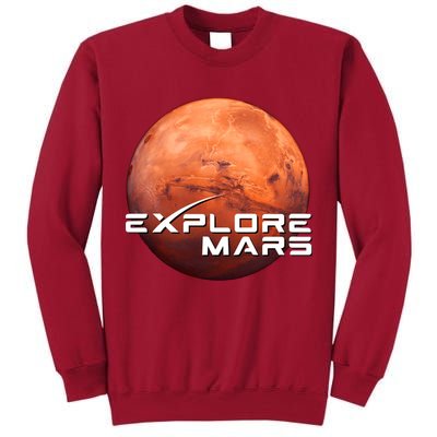 Occupy Mars Space X Exploration Space Tall Sweatshirt