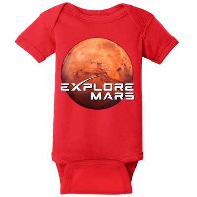 Occupy Mars Space X Exploration Space Baby Bodysuit