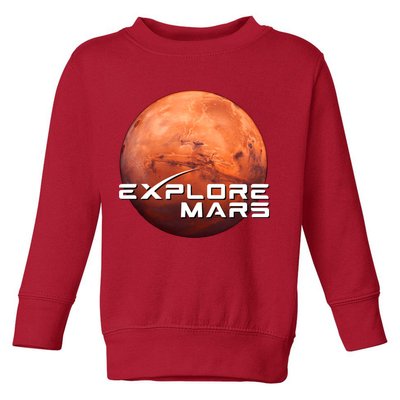 Occupy Mars Space X Exploration Space Toddler Sweatshirt