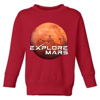 Occupy Mars Space X Exploration Space Toddler Sweatshirt