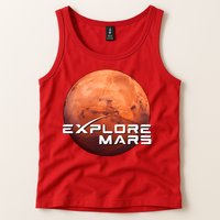 Occupy Mars Space X Exploration Space Tank Top