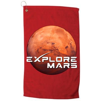 Occupy Mars Space X Exploration Space Golf Towel