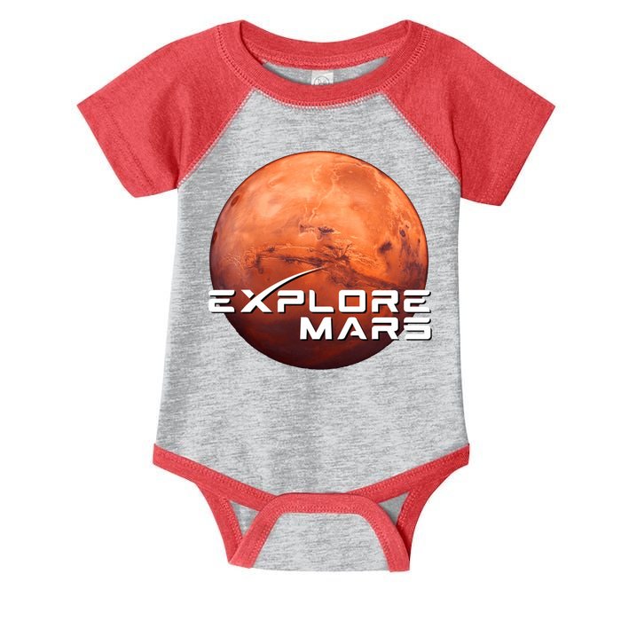Occupy Mars Space X Exploration Space Infant Baby Jersey Bodysuit