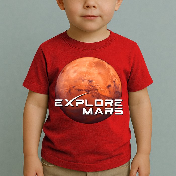 Occupy Mars Space X Exploration Space Toddler T-Shirt