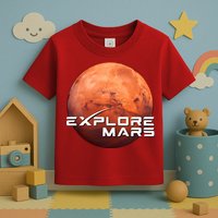 Occupy Mars Space X Exploration Space Toddler T-Shirt