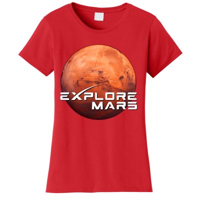 Occupy Mars Space X Exploration Space Women's T-Shirt