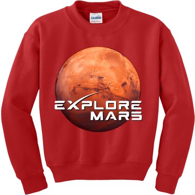 Occupy Mars Space X Exploration Space Kids Sweatshirt