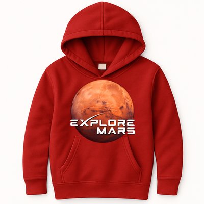 Occupy Mars Space X Exploration Space Kids Hoodie