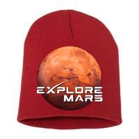Occupy Mars Space X Exploration Space Short Acrylic Beanie