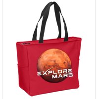 Occupy Mars Space X Exploration Space Zip Tote Bag