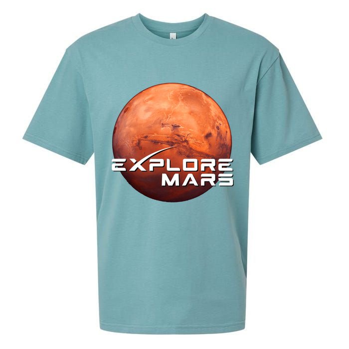 Occupy Mars Space X Exploration Space Sueded Cloud Jersey T-Shirt