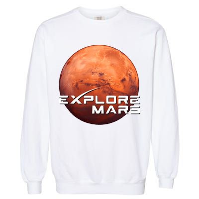 Occupy Mars Space X Exploration Space Garment-Dyed Sweatshirt