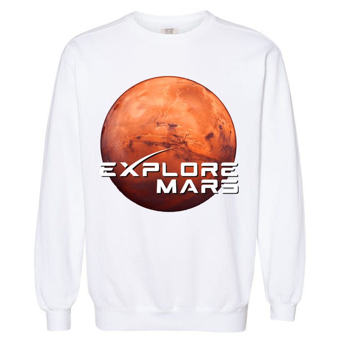 Occupy Mars Space X Exploration Space Garment-Dyed Sweatshirt
