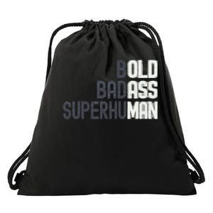 Old Man Saying Gag Gift Birthday For Dad Drawstring Bag