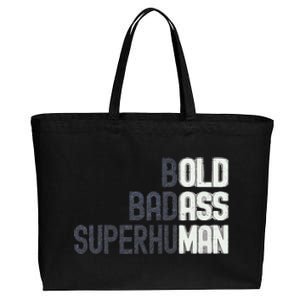 Old Man Saying Gag Gift Birthday For Dad Cotton Canvas Jumbo Tote