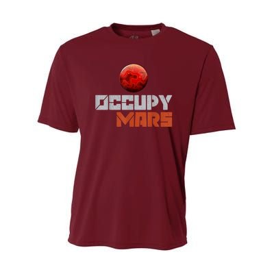 Occupy Mars Space Outer Space Youth Performance Sprint T-Shirt