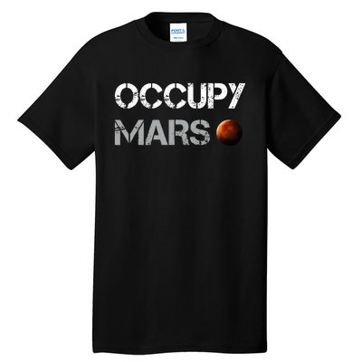 Occupy Mars Space Explorer Tall T-Shirt