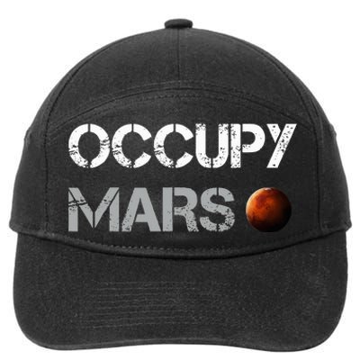 Occupy Mars Space Explorer 7-Panel Snapback Hat