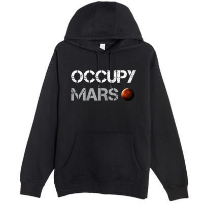 Occupy Mars Space Explorer Premium Pullover Hoodie