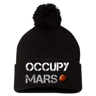 Occupy Mars Space Explorer Pom Pom 12in Knit Beanie