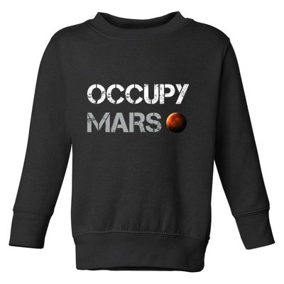 Occupy Mars Space Explorer Toddler Sweatshirt