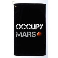 Occupy Mars Space Explorer Golf Towel