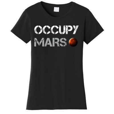 Occupy Mars Space Explorer Women's T-Shirt