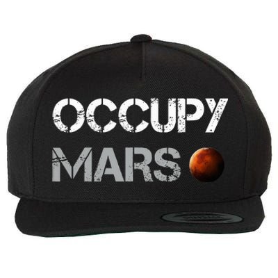 Occupy Mars Space Explorer Wool Snapback Cap