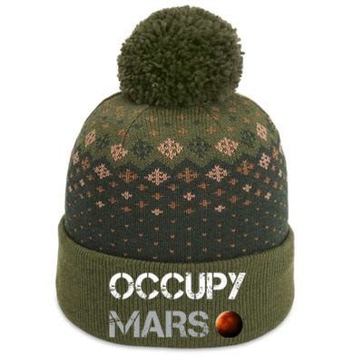 Occupy Mars Space Explorer The Baniff Cuffed Pom Beanie