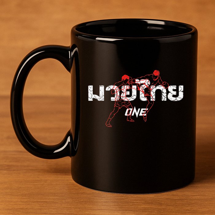 One Muay Thai 11oz C Handle Ceramic Mug