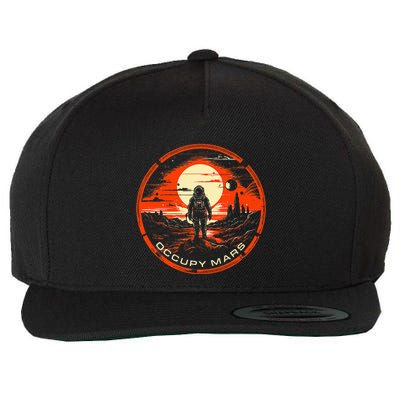 Occupy Mars Terraforming Wool Snapback Cap