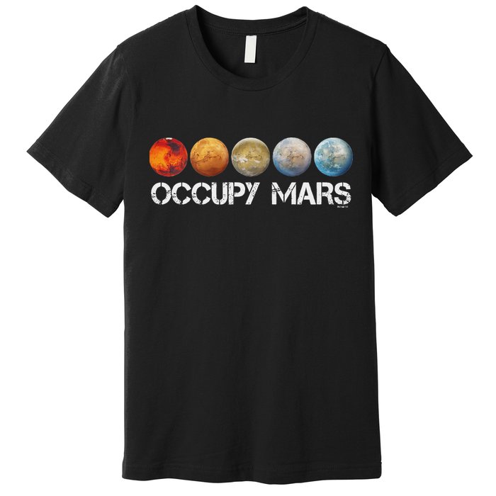 Occupy Mars Terraform Premium T-Shirt