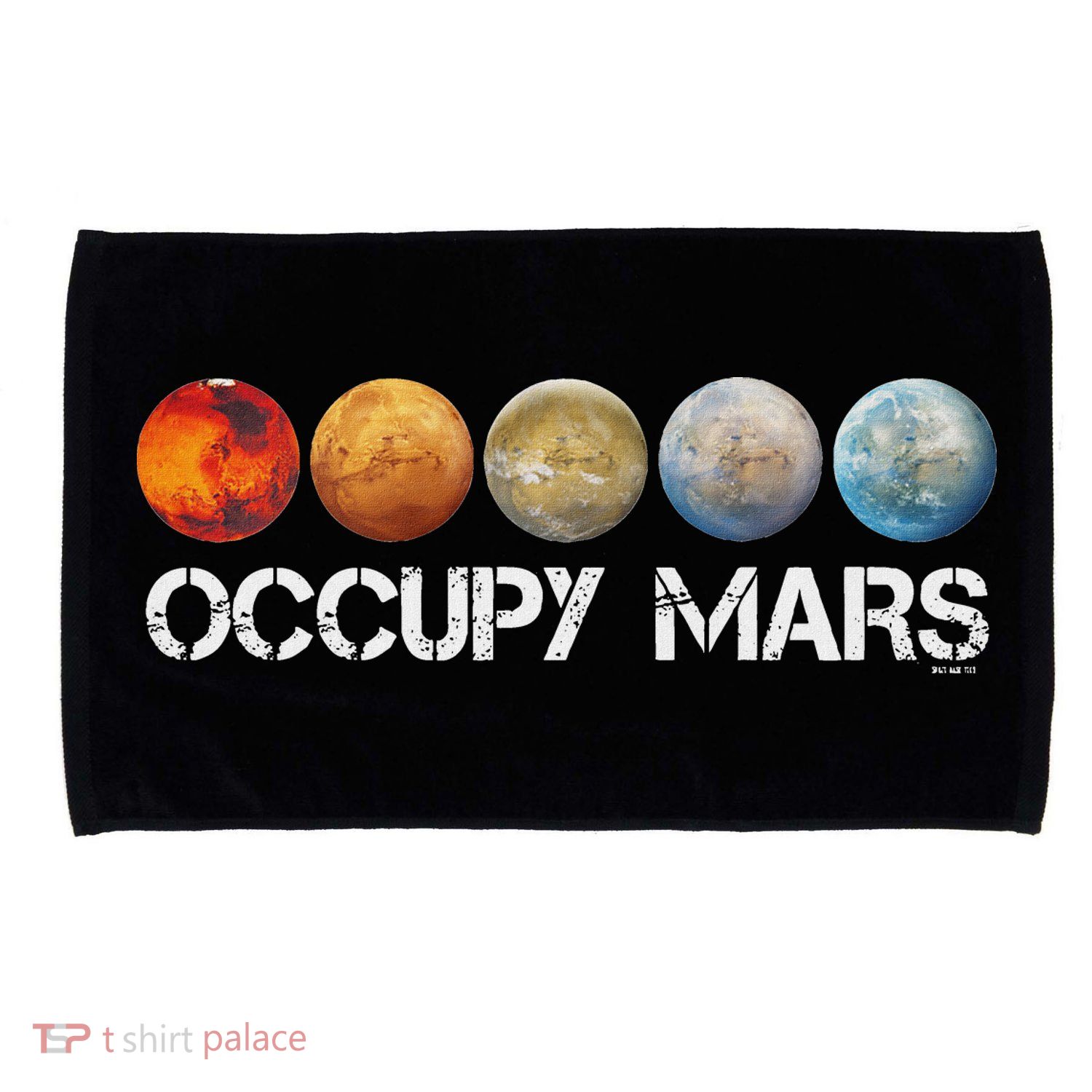 Occupy Mars Terraform Microfiber Hand Towel