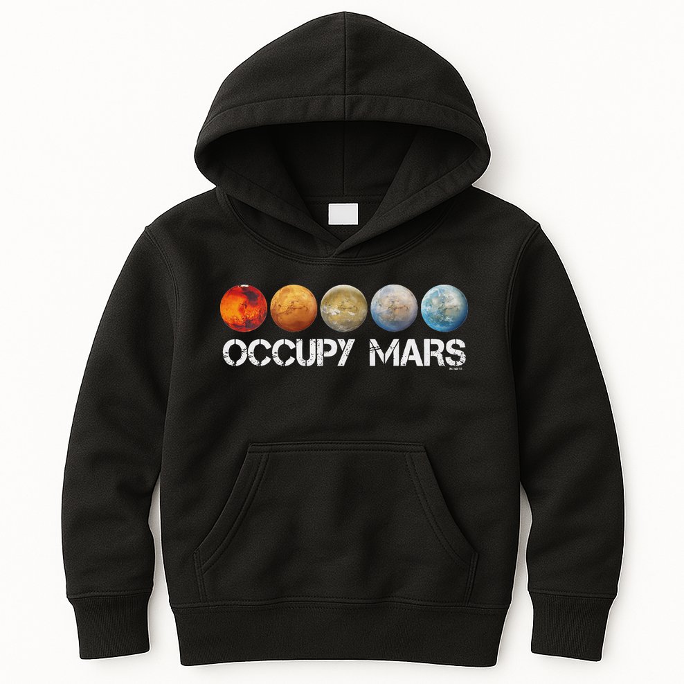 Occupy Mars Terraform Kids Hoodie