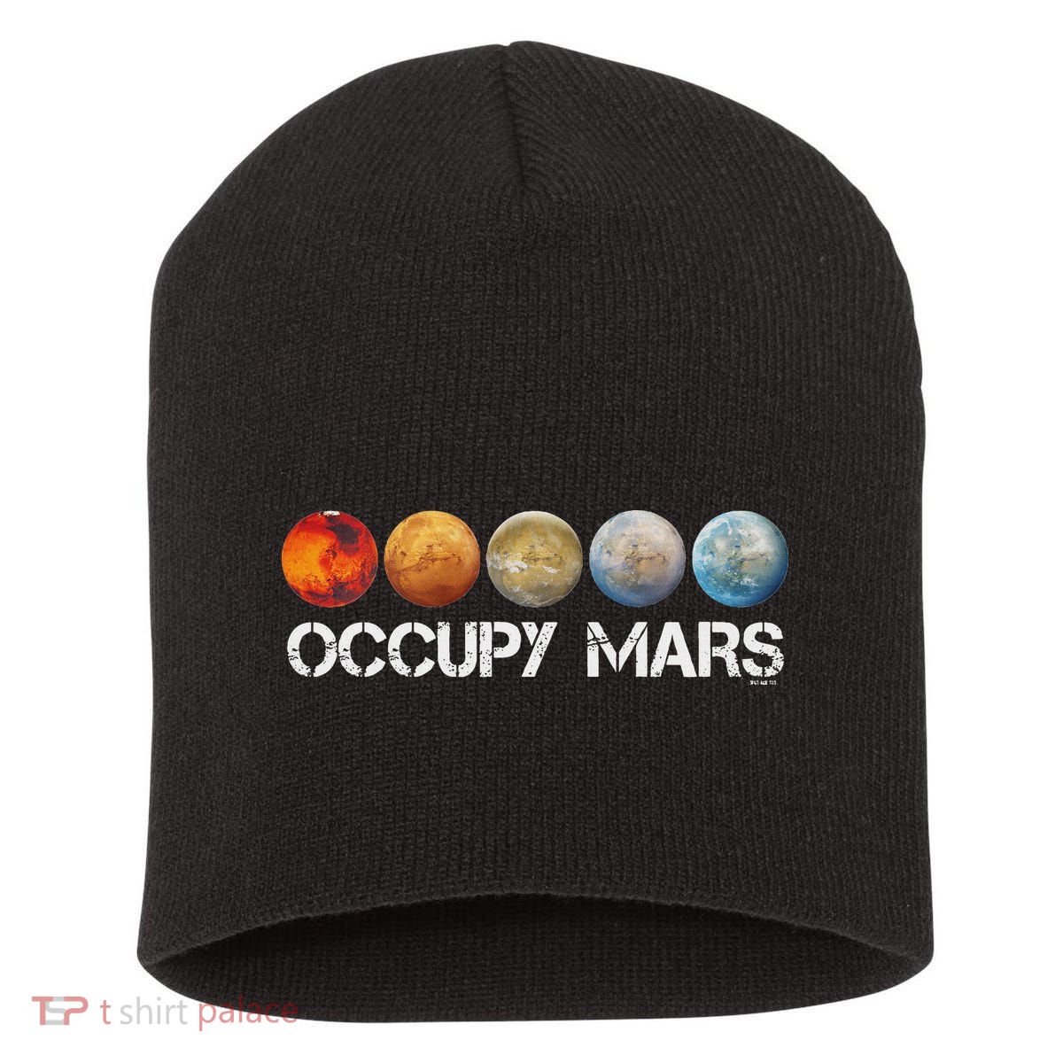 Occupy Mars Terraform Short Acrylic Beanie