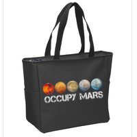 Occupy Mars Terraform Zip Tote Bag