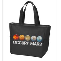 Occupy Mars Terraform Zip Tote Bag