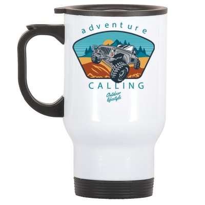 Offroad Mud Truck Adventure Calling Outdoor Lifestyle Gift Stainless Steel Travel Mug