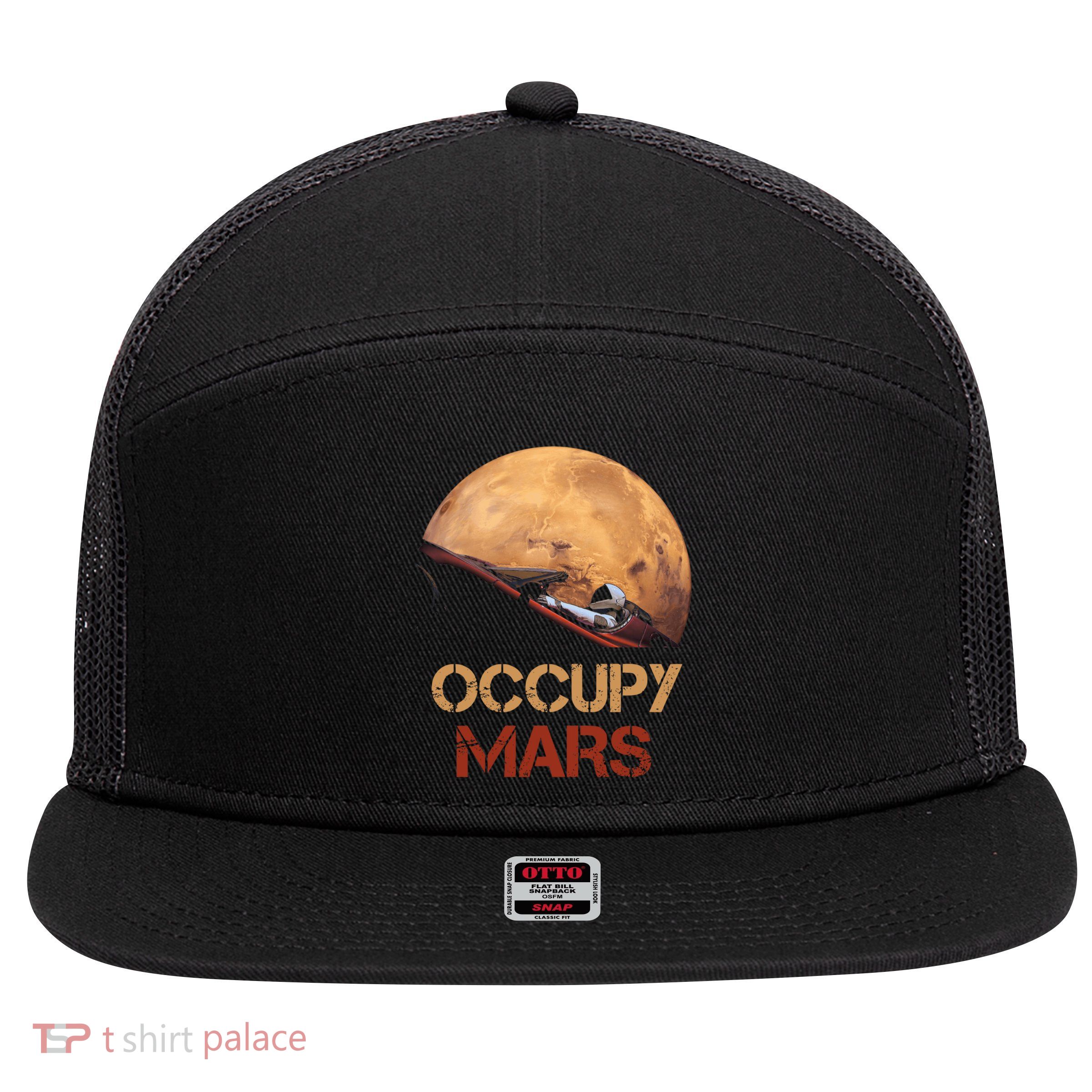 Occupy Mars Tee 7 Panel Mesh Trucker Snapback Hat